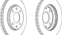 Disc frana CITROEN XSARA Cupe (N0) (1998 - 2005) F...