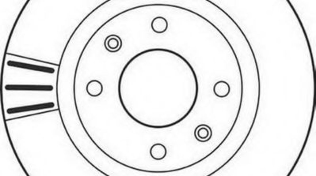 Disc frana CITROEN XSARA (N1) (1997 - 2005) JURID 562128JC piesa NOUA