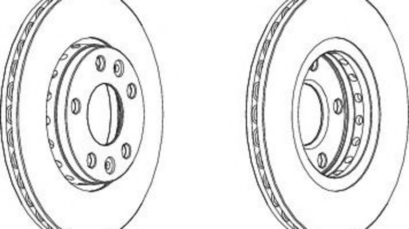 Disc frana DACIA DUSTER (2010 - 2016) FERODO DDF1728 piesa NOUA