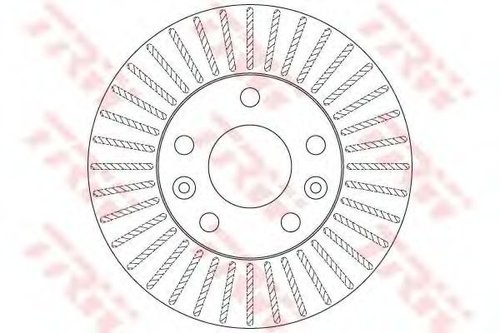 Disc frana DACIA DUSTER Caroserie (2011 - 2016) TRW DF6200 piesa NOUA