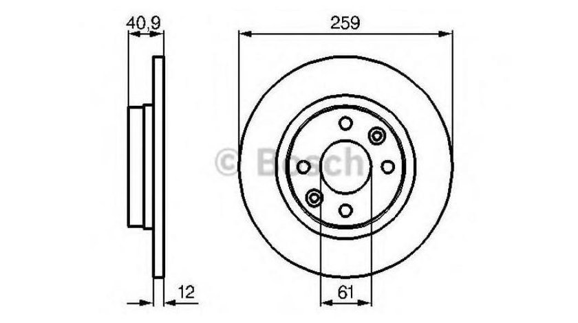 Disc frana Dacia LOGAN II 2012-2016 #3 08A26810