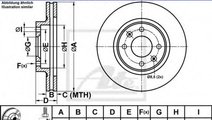 Disc frana DACIA LOGAN MCV II (2013 - 2016) ATE 24...