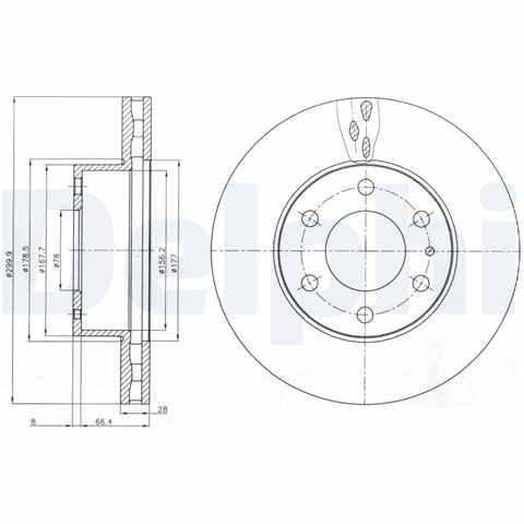 Disc Frana Delphi Iveco BG4100