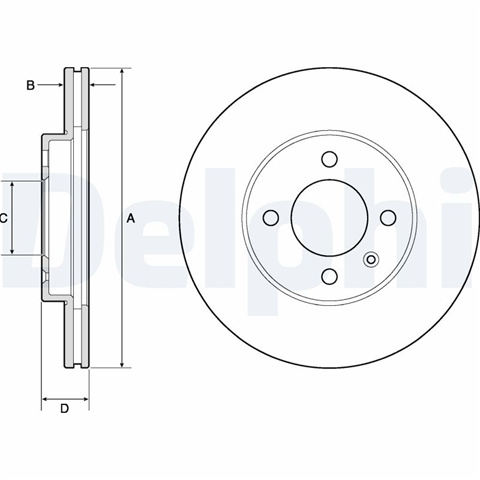 Disc Frana Delphi Seat BG2455