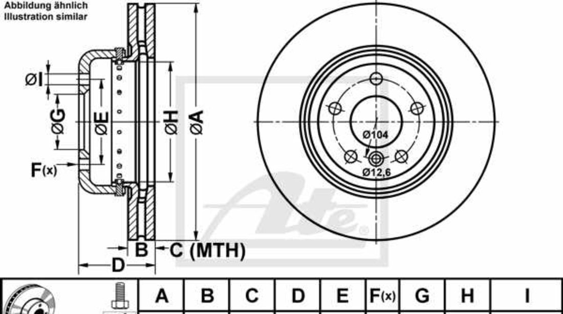 Disc Frana Fata Ate 24.0124-0239.2