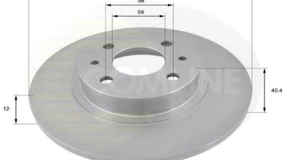 Disc frana FIAT BRAVA (182) (1995 - 2003) COMLINE ADC1802 piesa NOUA