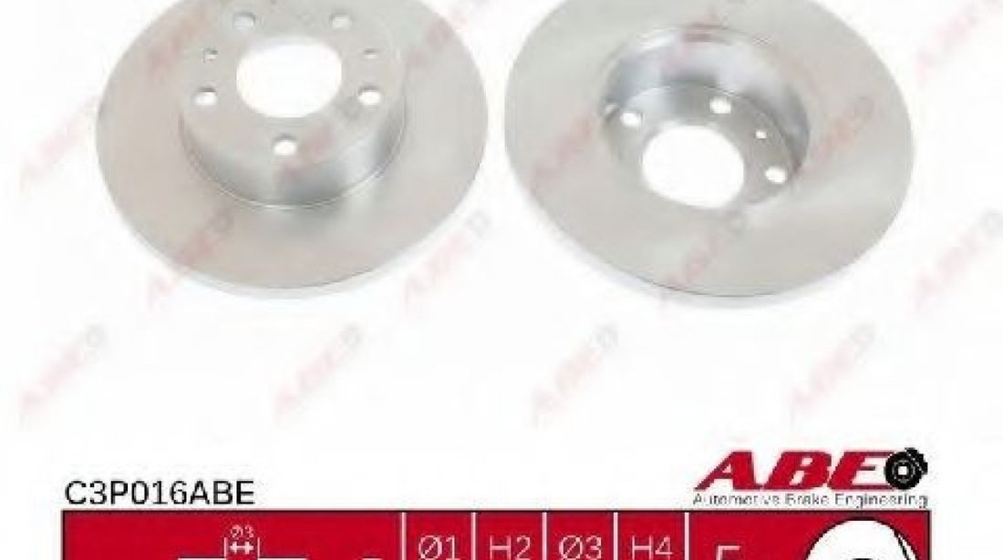 Disc frana FIAT DUCATO bus (230) (1994 - 2002) ABE C3P016ABE piesa NOUA