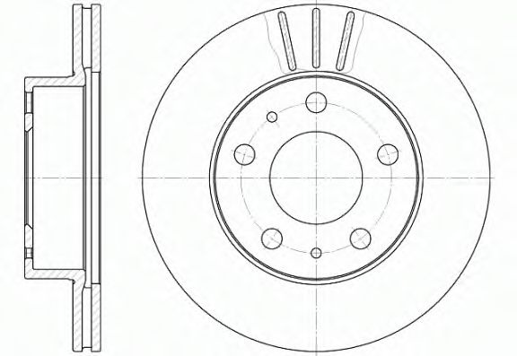 Disc frana FIAT DUCATO caroserie (244) (2002 - 2016) REMSA 6504.10 piesa NOUA