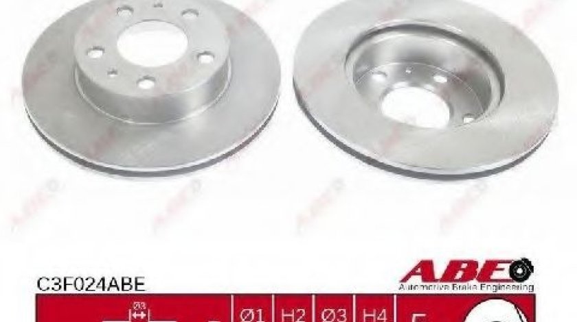 Disc frana FIAT DUCATO caroserie (250, 290) (2006 - 2016) ABE C3F024ABE piesa NOUA