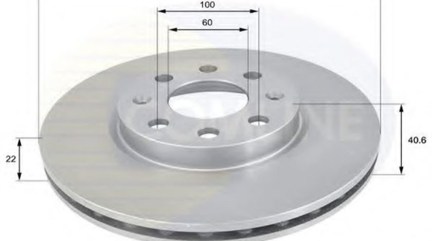 Disc frana FIAT GRANDE PUNTO (199) (2005 - 2016) COMLINE ADC1138V piesa NOUA