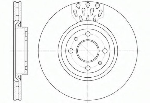 Disc frana FIAT PUNTO (188) (1999 - 2016) REMSA 6315.10 piesa NOUA