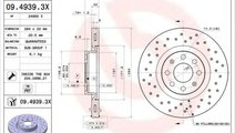 Disc frana FIAT PUNTO EVO (199) (2008 - 2016) BREM...