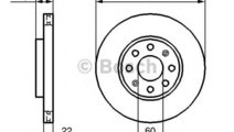 Disc frana FIAT PUNTO Van (199) (2008 - 2016) BOSC...