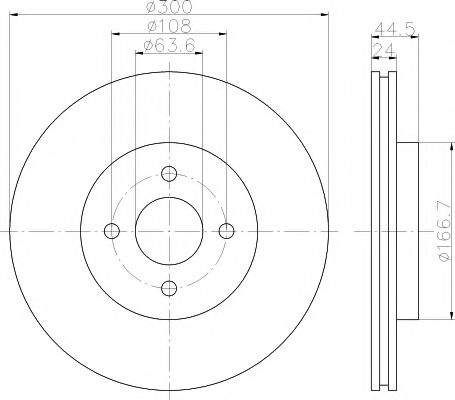 Disc frana FORD FOCUS Combi (DNW) (1999 - 2007) TEXTAR 92139903 piesa NOUA