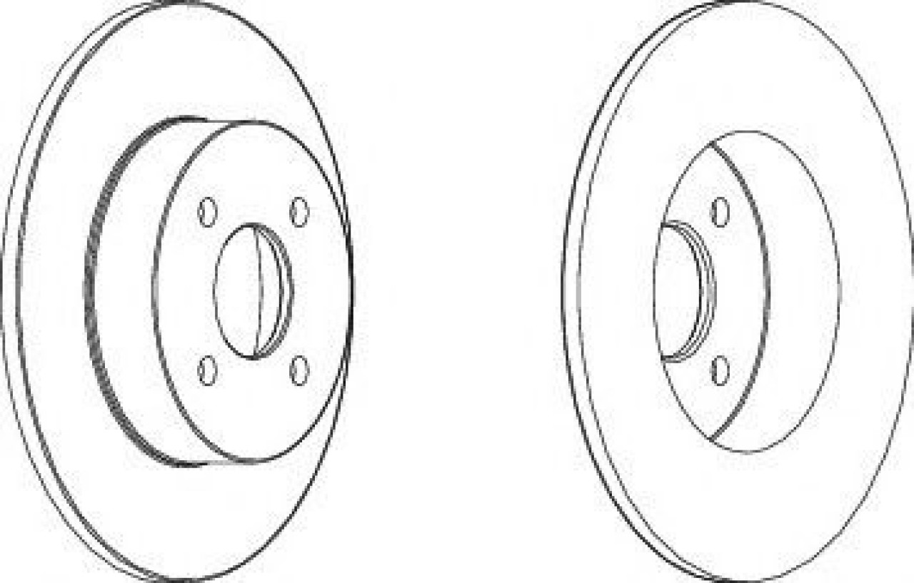 Disc frana FORD FOCUS (DAW, DBW) (1998 - 2007) FERODO DDF1367 piesa NOUA