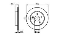 Disc frana Ford FOCUS II Cabriolet 2006-2016 #3 08...