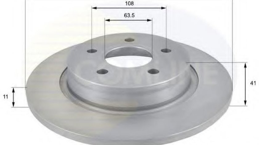 Disc frana FORD FOCUS II Combi (DA) (2004 - 2012) COMLINE ADC1229 piesa NOUA