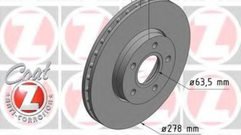 Disc frana FORD FOCUS III Turnier (2010 - 2016) ZIMMERMANN 250.1371.20 piesa NOUA