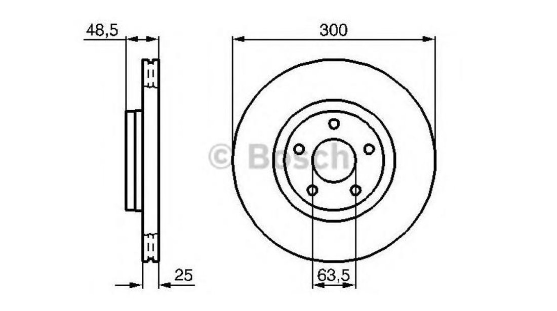 Disc frana Ford TOURNEO CONNECT / GRAND TOURNEO CONNECT Kombi 2013-2016 #3 0986479171