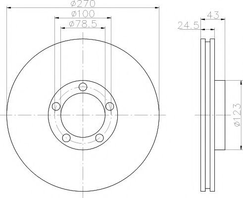 Disc frana FORD TRANSIT caroserie (E) (1994 - 2000) TEXTAR 92088200 piesa NOUA