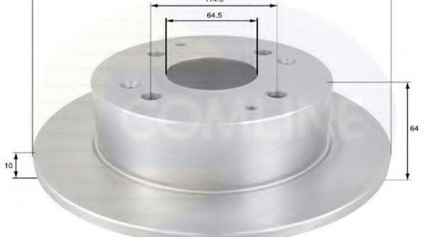 Disc frana HONDA ACCORD VI (CG, CK) (1997 - 2003) COMLINE ADC0536 piesa NOUA