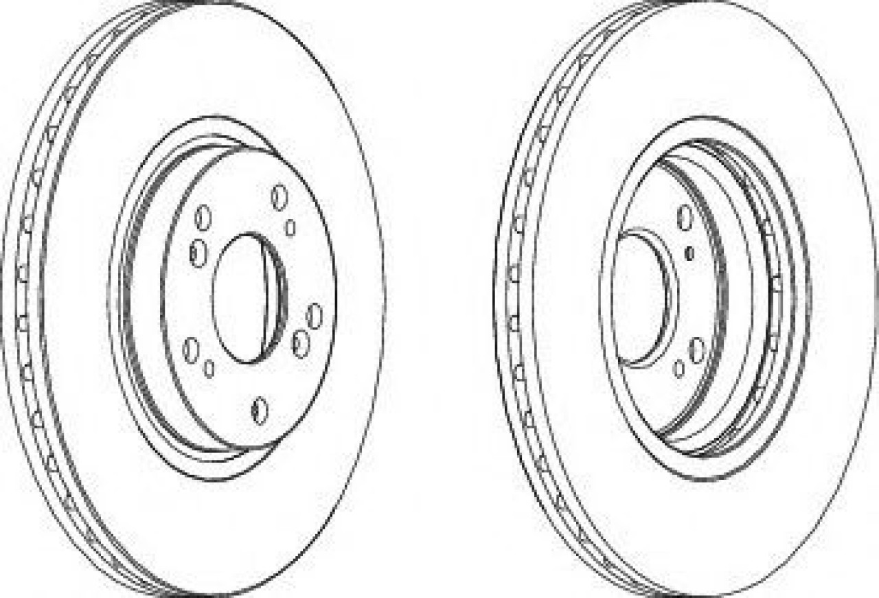 Disc frana HONDA ACCORD VII (CL) (2003 - 2008) FERODO DDF1424 piesa NOUA