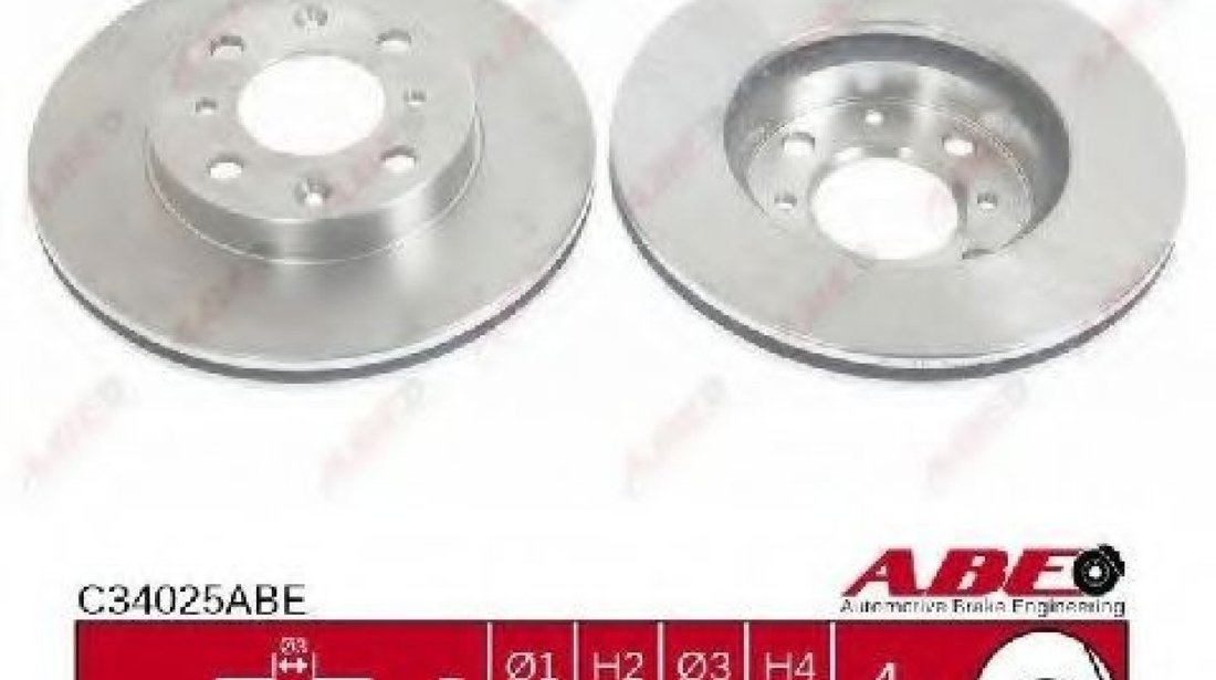 Disc frana HONDA CIVIC VI Hatchback (EJ, EK) (1995 - 2001) ABE C34025ABE piesa NOUA