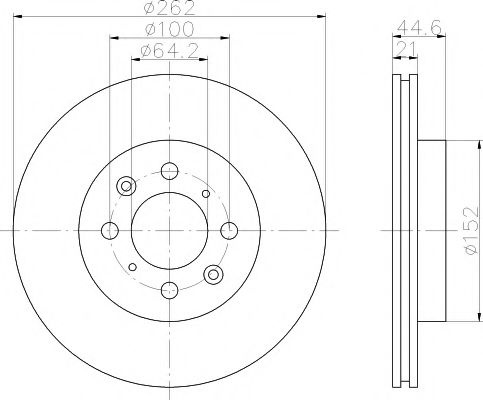 Disc frana HONDA CIVIC VI Hatchback (EJ, EK) (1995 - 2001) TEXTAR 92060903 piesa NOUA