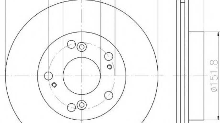 Disc frana HONDA CIVIC VII Hatchback (EU, EP, EV) (1999 - 2006) TEXTAR 92175803 piesa NOUA