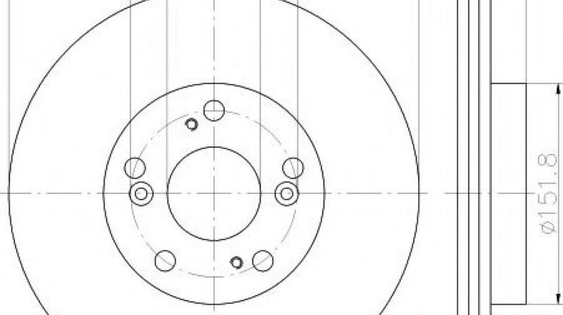 Disc frana HONDA CIVIC VIII Limuzina (FD, FA) (2005 - 2012) TEXTAR 92144403 piesa NOUA