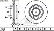 Disc frana HYUNDAI COUPE (RD) (1996 - 2002) ATE 24...