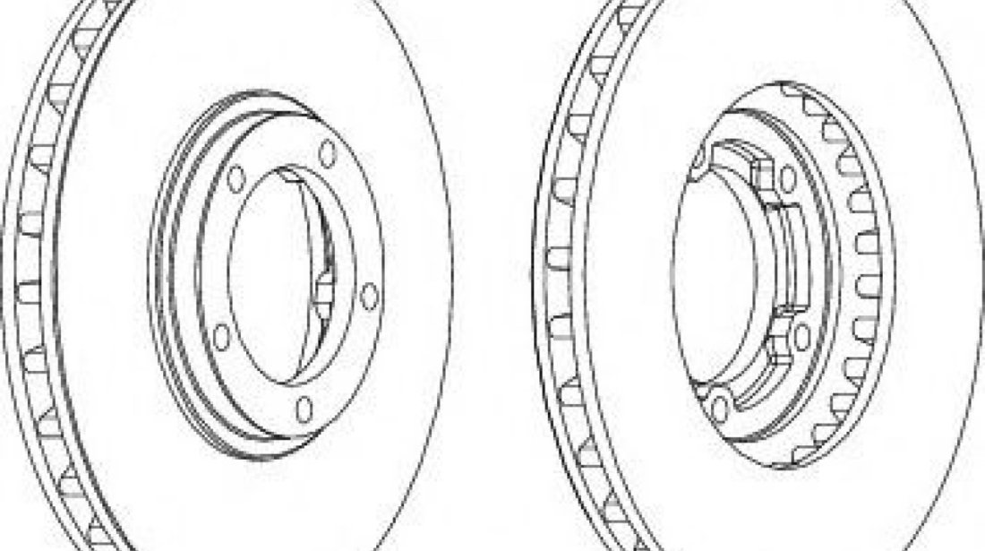 Disc frana HYUNDAI H-1 Starex (H200) caroserie (1997 - 2007) FERODO DDF1658 piesa NOUA