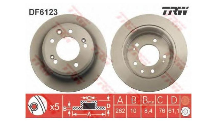 Disc frana Hyundai ix35 (LM, EL, ELH) 2009-2016 #2 08A86910