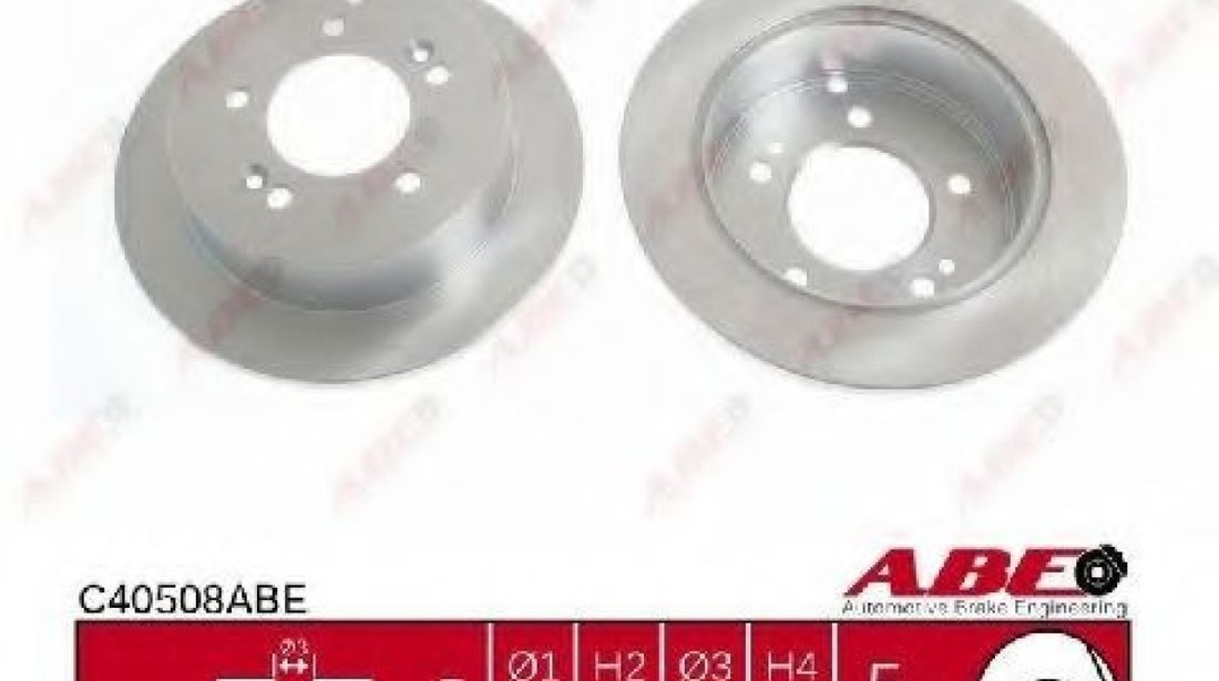 Disc frana HYUNDAI SONATA V (NF) (2005 - 2010) ABE C40508ABE piesa NOUA