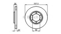 Disc frana Isuzu TROOPER autoturism de teren, desc...