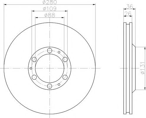 Disc frana ISUZU TROOPER (UB) (1991 - 2000) TEXTAR 92091400 piesa NOUA