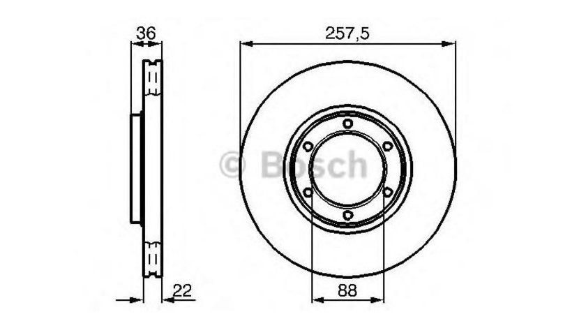 Disc frana Isuzu TROOPER (UBS) 1983-1991 #2 09557710