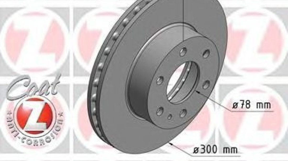 Disc frana IVECO DAILY IV caroserie inchisa/combi (2006 - 2012) ZIMMERMANN 230.6268.20 piesa NOUA