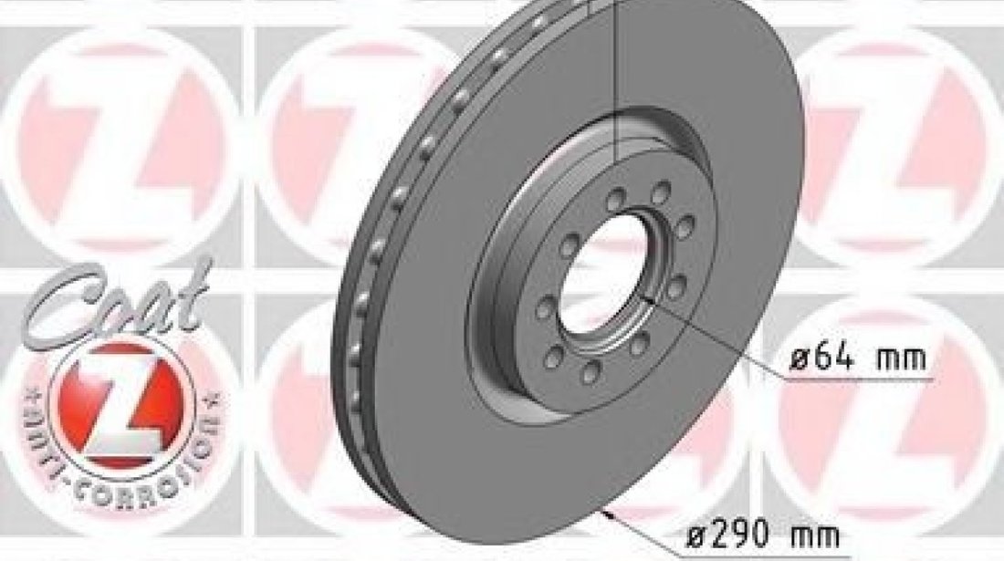 Disc frana IVECO DAILY IV caroserie inchisa/combi (2006 - 2012) ZIMMERMANN 230.6266.20 piesa NOUA