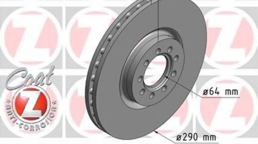 Disc frana IVECO DAILY IV platou / sasiu (2006 - 2011) ZIMMERMANN 230.6266.20 piesa NOUA