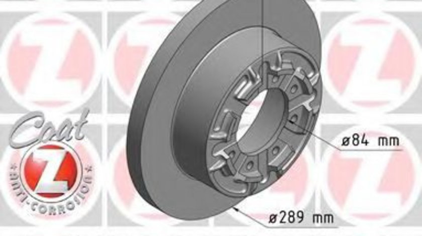 Disc frana IVECO DAILY V autobasculanta (2011 - 2014) ZIMMERMANN 230.6240.20 piesa NOUA