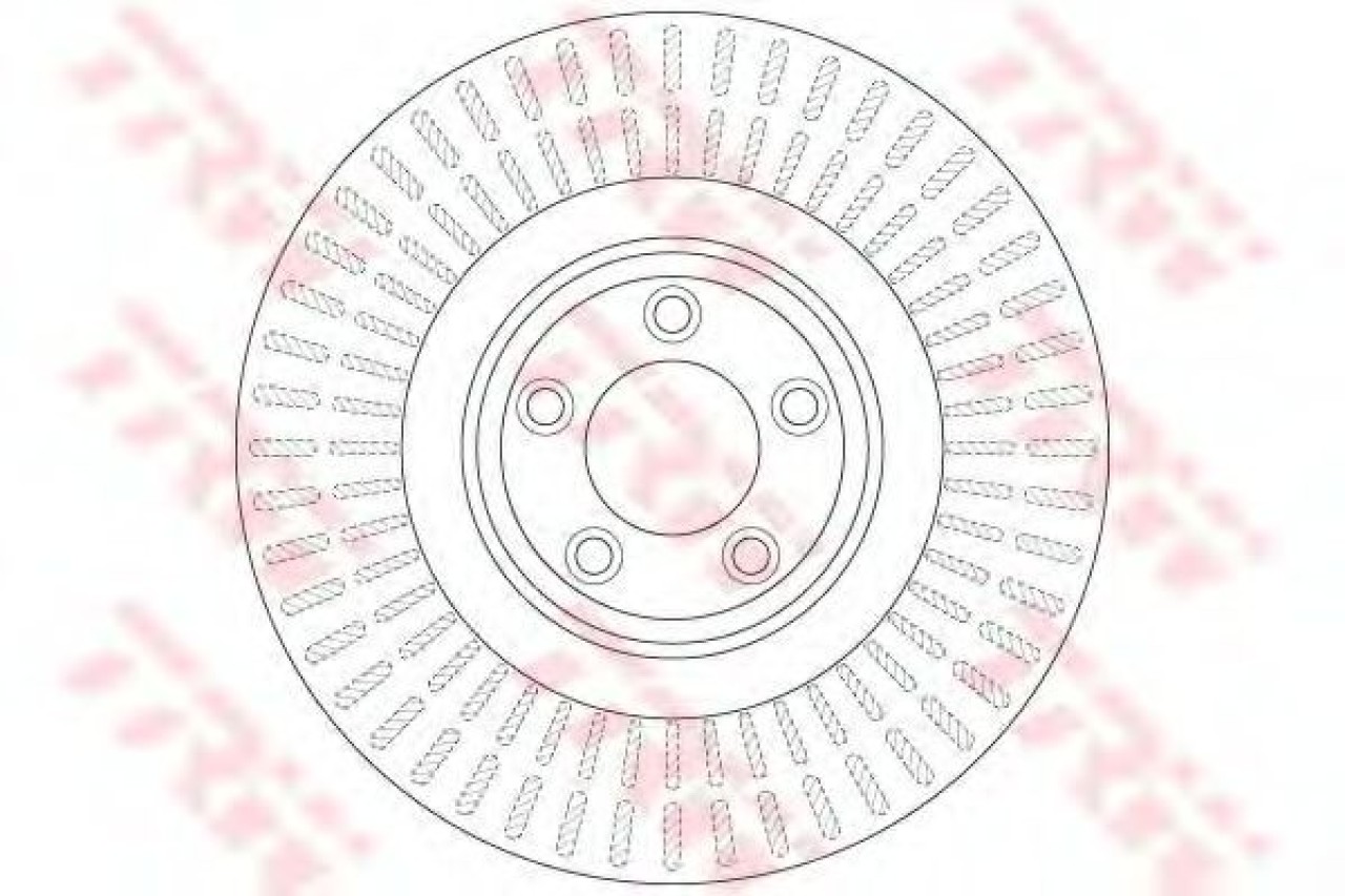 Disc frana JAGUAR XF (CC9) (2008 - 2015) TRW DF6146S piesa NOUA