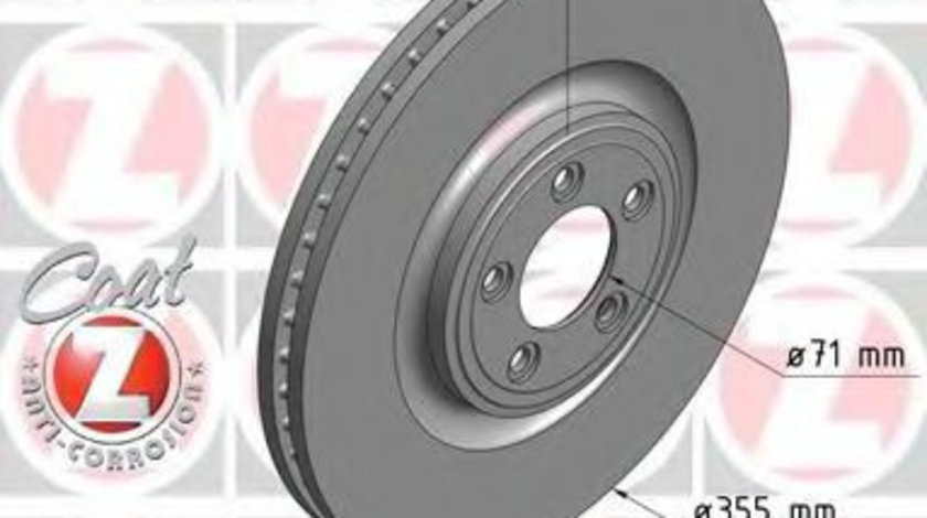 Disc frana JAGUAR XF SPORTBRAKE (CC9) (2012 - 2014) ZIMMERMANN 290.2264.20 piesa NOUA