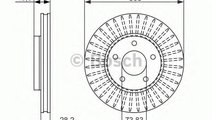 Disc frana JAGUAR XJ (N3, X350, X358) (2003 - 2009...