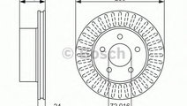 Disc frana JEEP CHEROKEE (XJ) (1983 - 2001) BOSCH ...