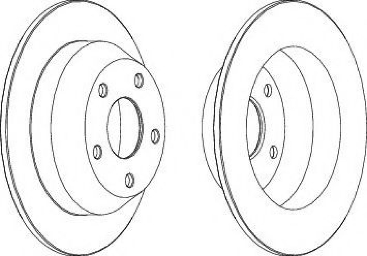 Disc frana JEEP GRAND CHEROKEE II (WJ, WG) (1998 - 2005) FERODO DDF1553C piesa NOUA