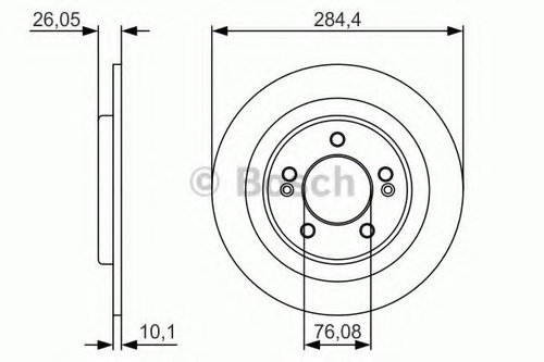 Disc frana KIA CEED (JD) (2012 - 2016) BOSCH 0 986 479 A47 piesa NOUA