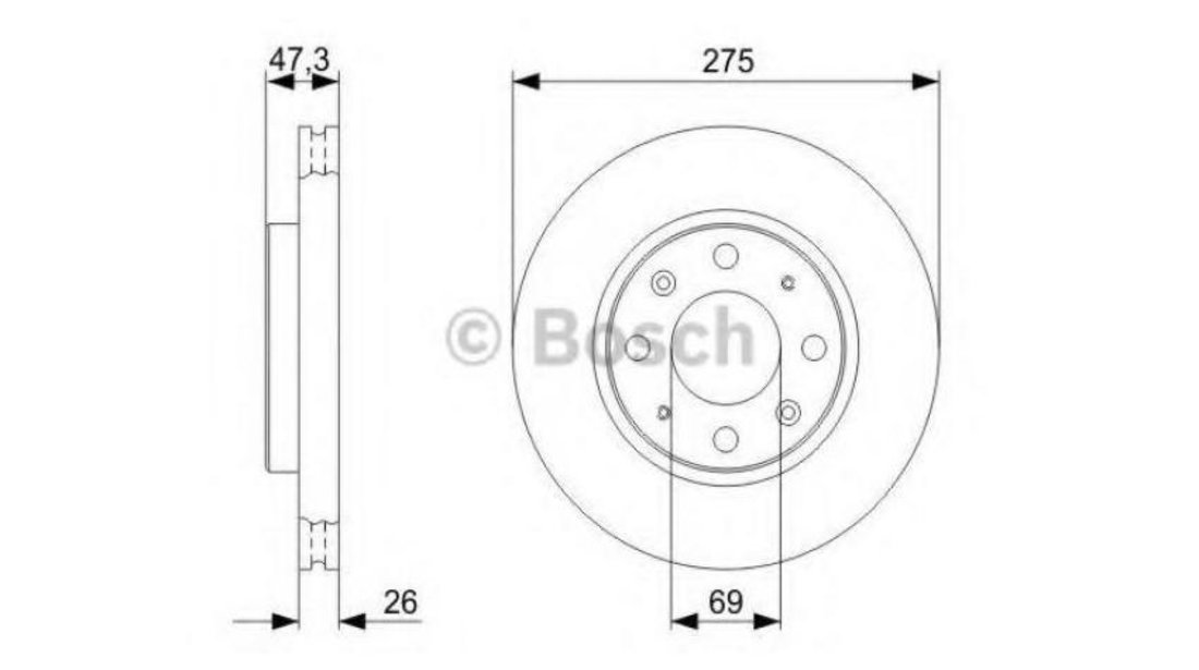 Disc frana Kia CERATO (LD) 2004-2016 #2 0986479369