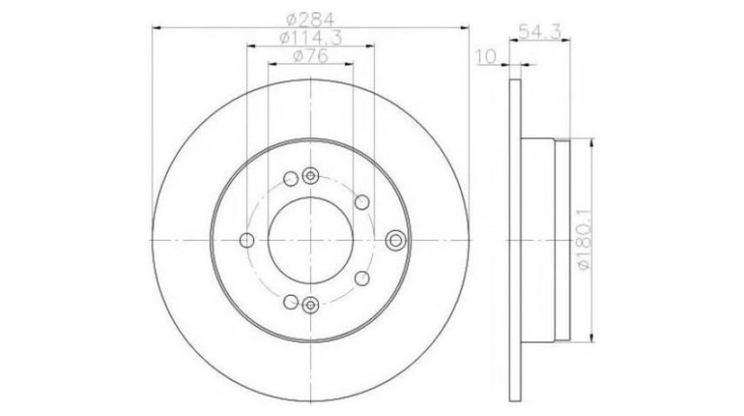 Disc frana Kia OPTIMA 2010-2016 #2 08A70810