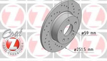 Disc frana LANCIA LYBRA (839AX) (1999 - 2005) ZIMM...